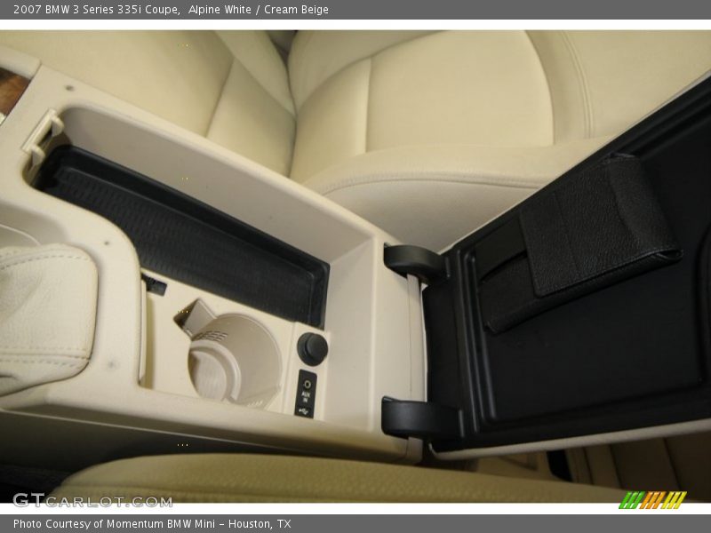Alpine White / Cream Beige 2007 BMW 3 Series 335i Coupe