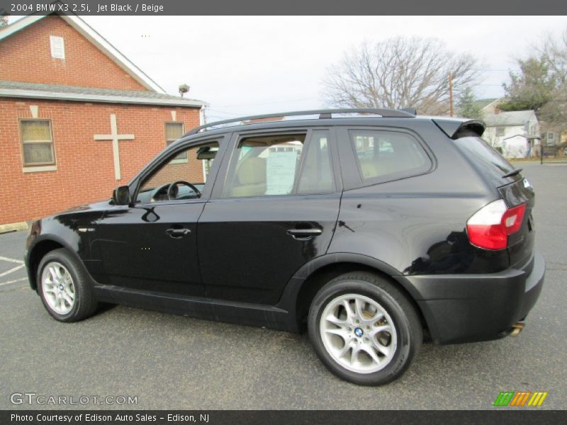 Jet Black / Beige 2004 BMW X3 2.5i
