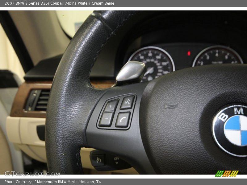 Alpine White / Cream Beige 2007 BMW 3 Series 335i Coupe