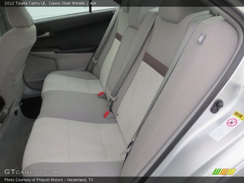 Classic Silver Metallic / Ash 2012 Toyota Camry LE
