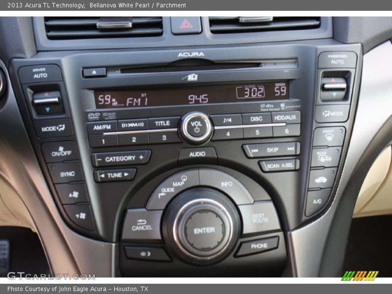 Bellanova White Pearl / Parchment 2013 Acura TL Technology