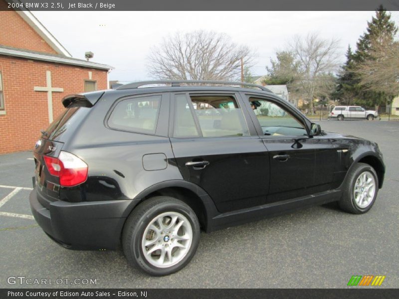 Jet Black / Beige 2004 BMW X3 2.5i