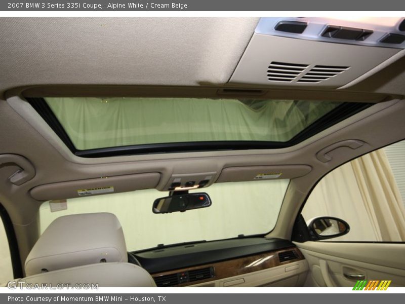 Alpine White / Cream Beige 2007 BMW 3 Series 335i Coupe
