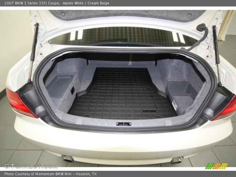 Alpine White / Cream Beige 2007 BMW 3 Series 335i Coupe