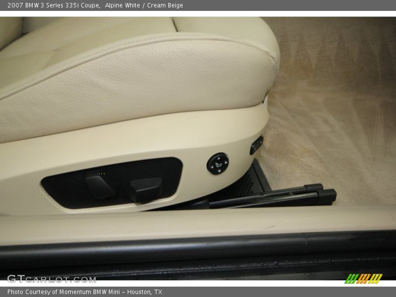 Alpine White / Cream Beige 2007 BMW 3 Series 335i Coupe