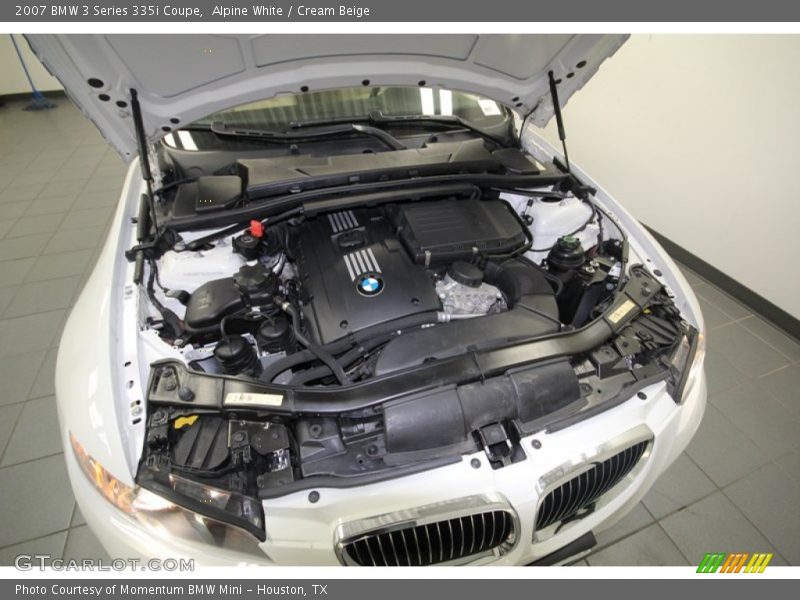 Alpine White / Cream Beige 2007 BMW 3 Series 335i Coupe