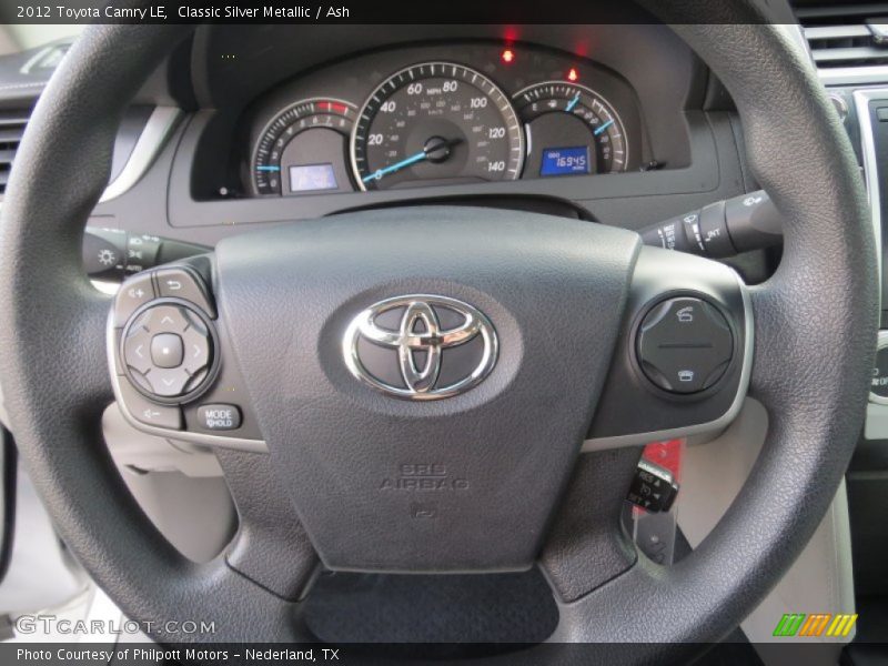 Classic Silver Metallic / Ash 2012 Toyota Camry LE