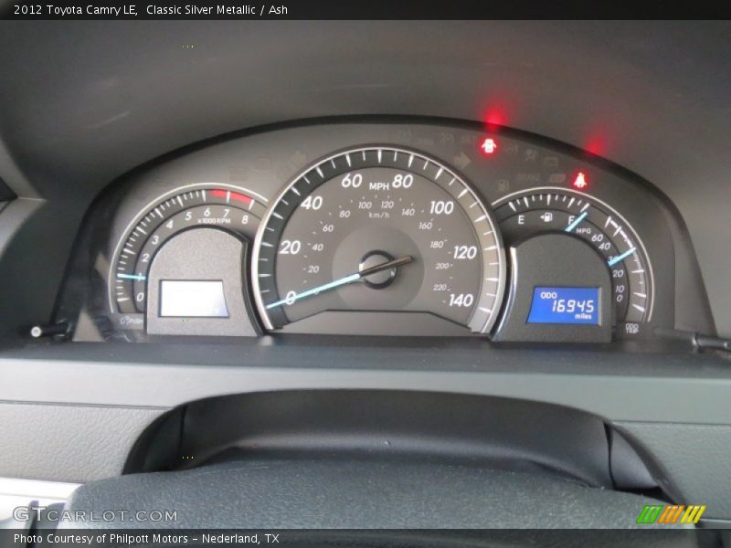 Classic Silver Metallic / Ash 2012 Toyota Camry LE