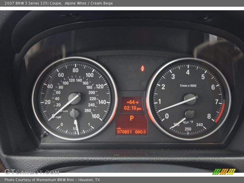 Alpine White / Cream Beige 2007 BMW 3 Series 335i Coupe
