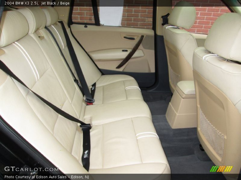 Jet Black / Beige 2004 BMW X3 2.5i
