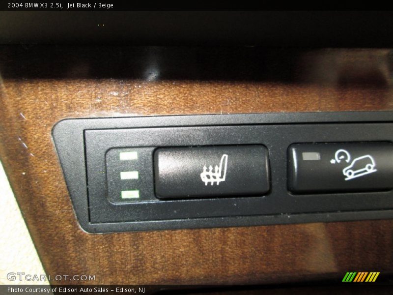Jet Black / Beige 2004 BMW X3 2.5i