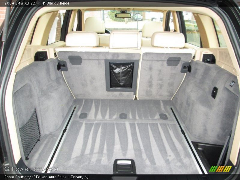 Jet Black / Beige 2004 BMW X3 2.5i