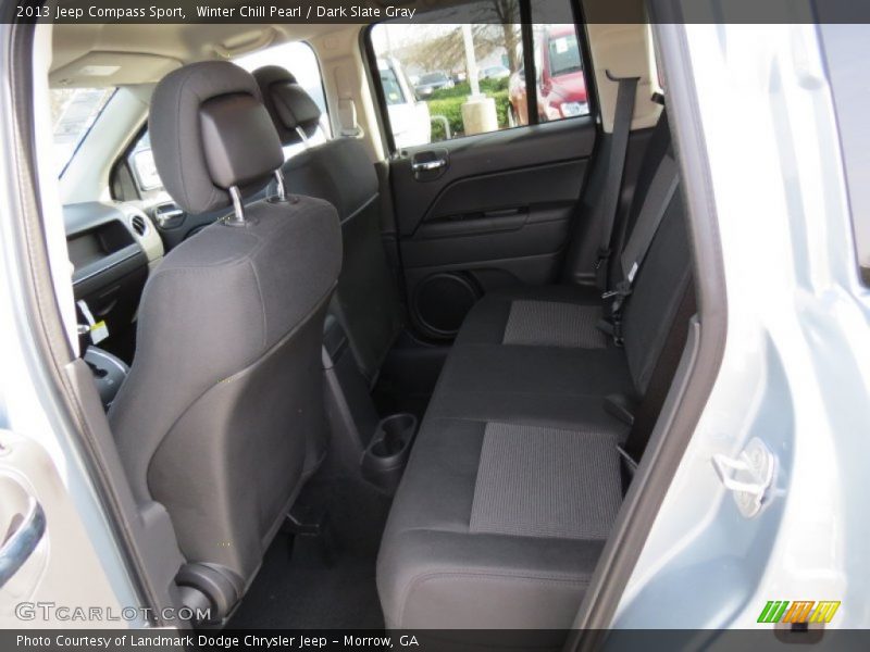Winter Chill Pearl / Dark Slate Gray 2013 Jeep Compass Sport