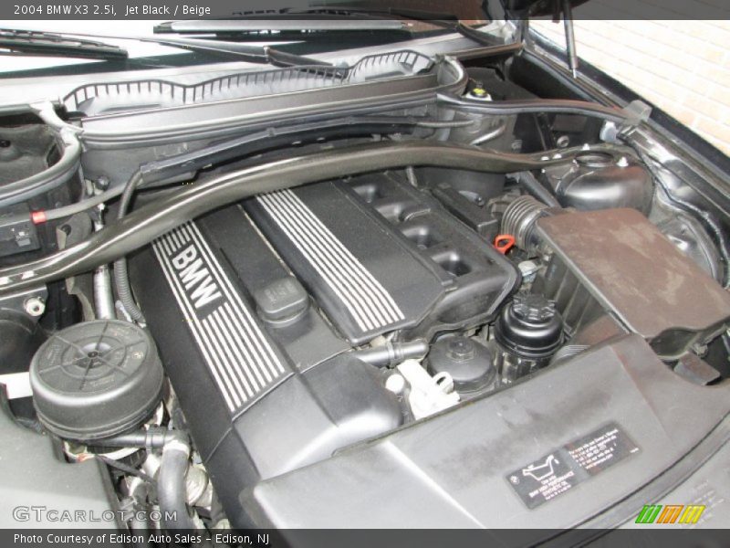 Jet Black / Beige 2004 BMW X3 2.5i