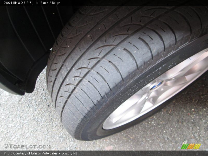 Jet Black / Beige 2004 BMW X3 2.5i