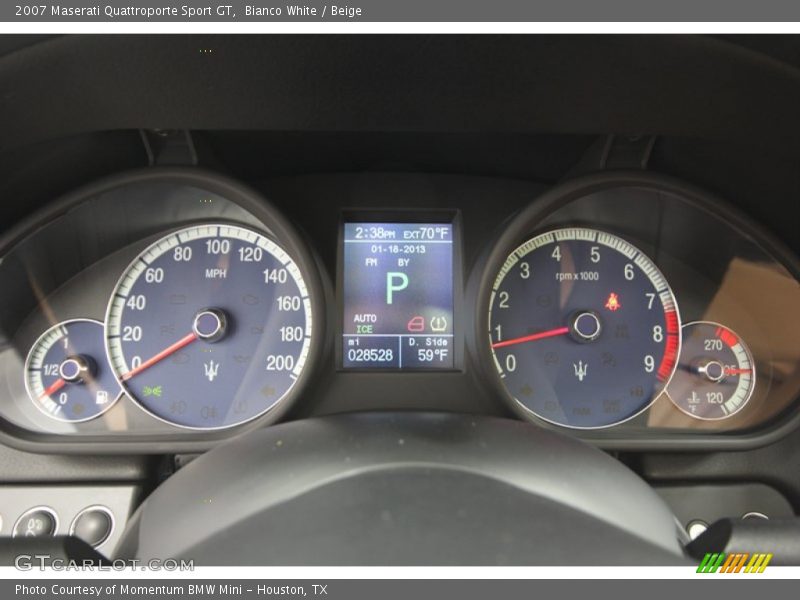  2007 Quattroporte Sport GT Sport GT Gauges