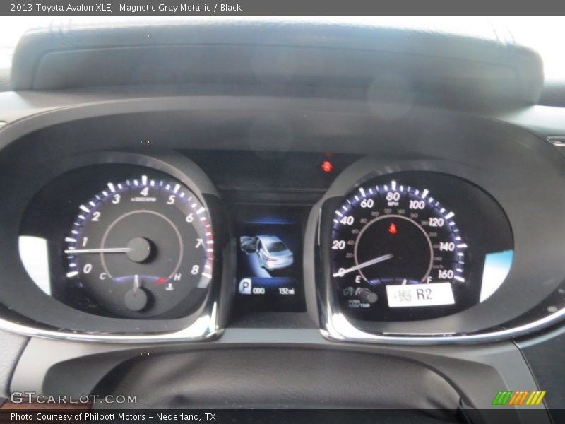 Magnetic Gray Metallic / Black 2013 Toyota Avalon XLE