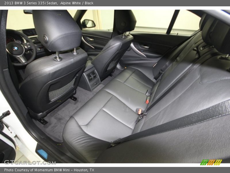 Rear Seat of 2013 3 Series 335i Sedan