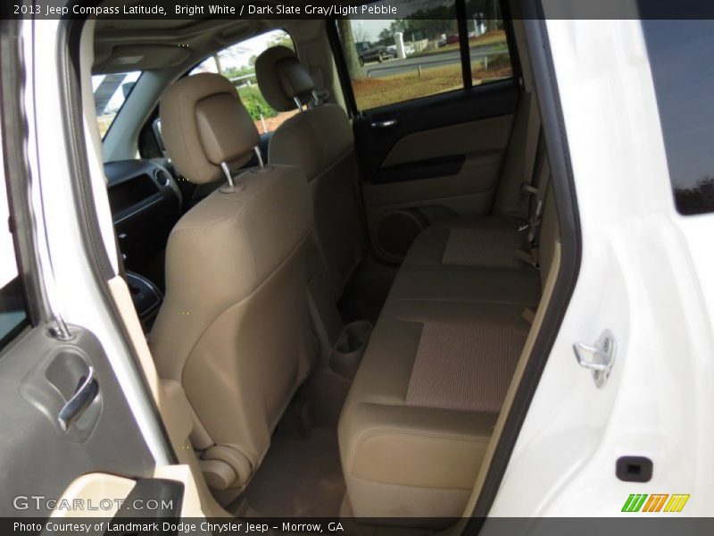 Bright White / Dark Slate Gray/Light Pebble 2013 Jeep Compass Latitude