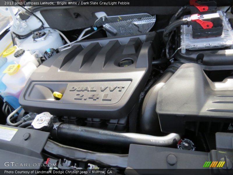 Bright White / Dark Slate Gray/Light Pebble 2013 Jeep Compass Latitude