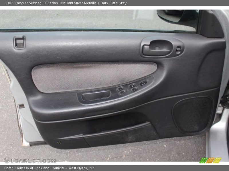 Brilliant Silver Metallic / Dark Slate Gray 2002 Chrysler Sebring LX Sedan