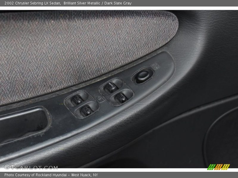 Brilliant Silver Metallic / Dark Slate Gray 2002 Chrysler Sebring LX Sedan