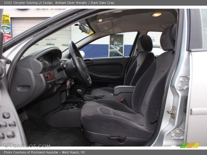 Brilliant Silver Metallic / Dark Slate Gray 2002 Chrysler Sebring LX Sedan