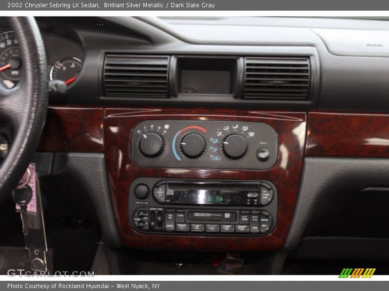 Brilliant Silver Metallic / Dark Slate Gray 2002 Chrysler Sebring LX Sedan