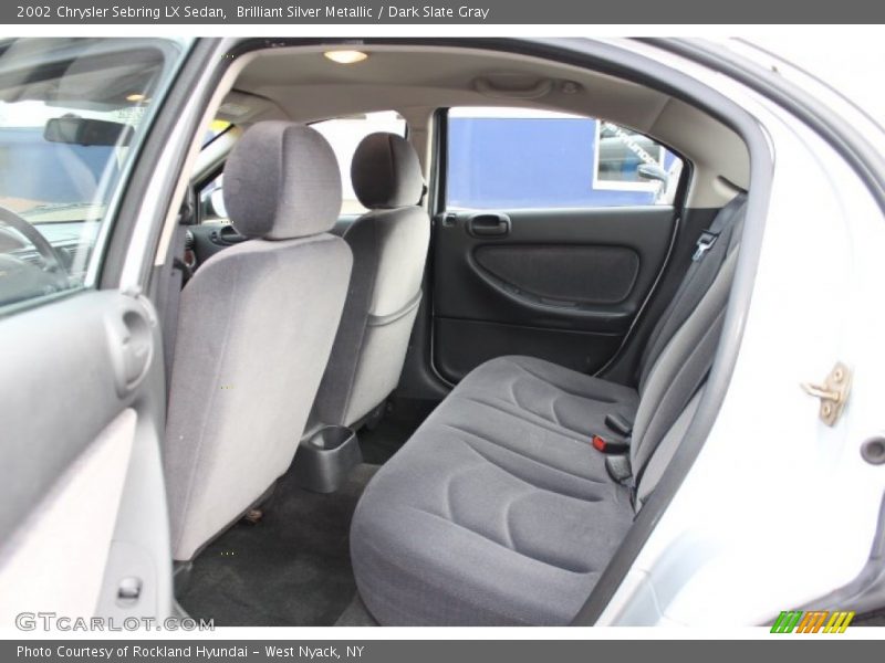 Brilliant Silver Metallic / Dark Slate Gray 2002 Chrysler Sebring LX Sedan