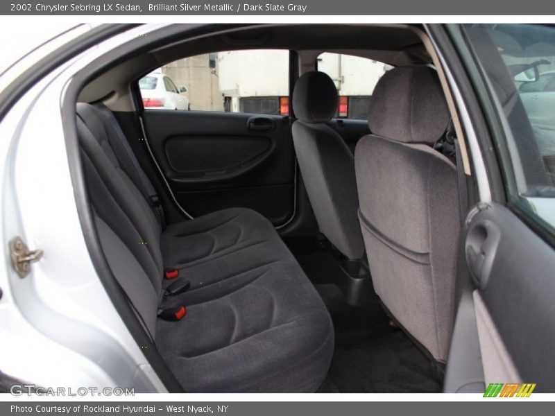 Brilliant Silver Metallic / Dark Slate Gray 2002 Chrysler Sebring LX Sedan