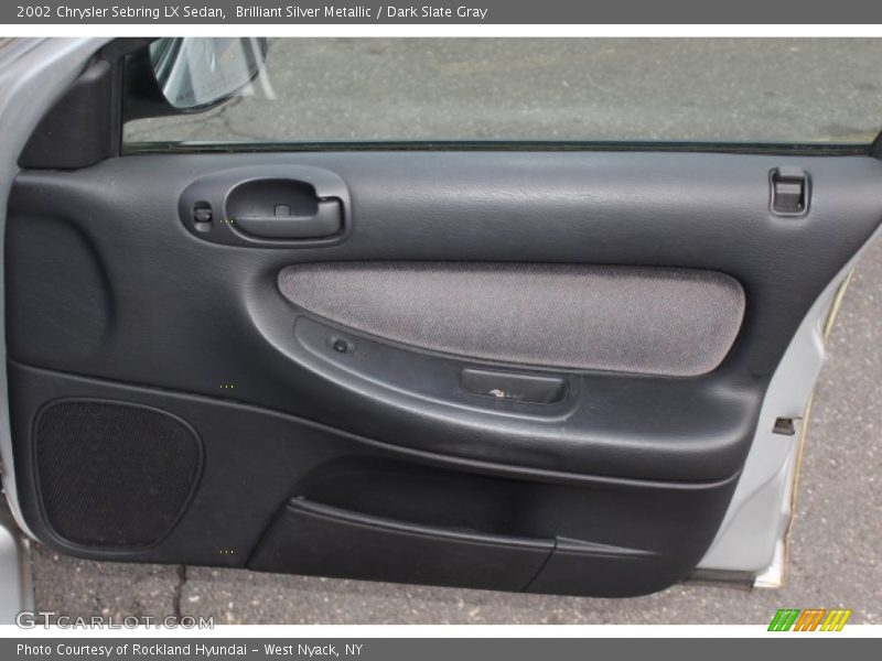 Brilliant Silver Metallic / Dark Slate Gray 2002 Chrysler Sebring LX Sedan
