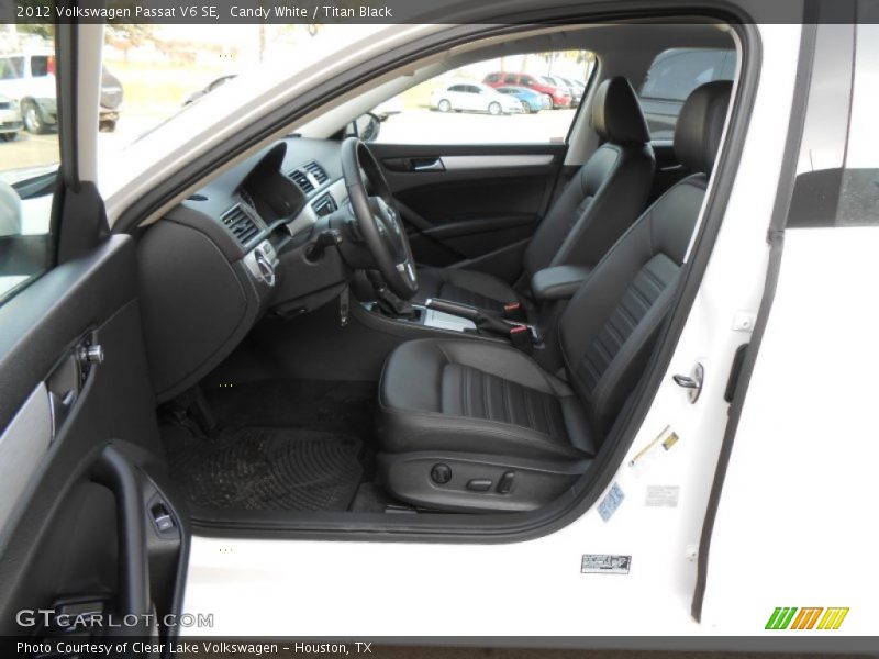  2012 Passat V6 SE Titan Black Interior