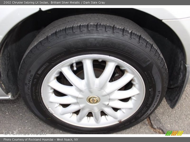 Brilliant Silver Metallic / Dark Slate Gray 2002 Chrysler Sebring LX Sedan