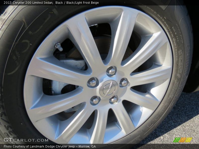 Black / Black/Light Frost Beige 2013 Chrysler 200 Limited Sedan
