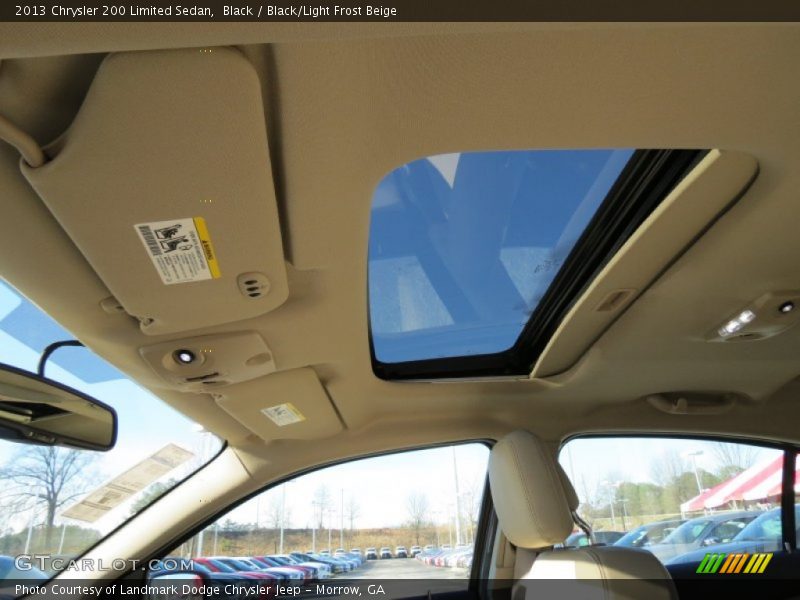 Black / Black/Light Frost Beige 2013 Chrysler 200 Limited Sedan