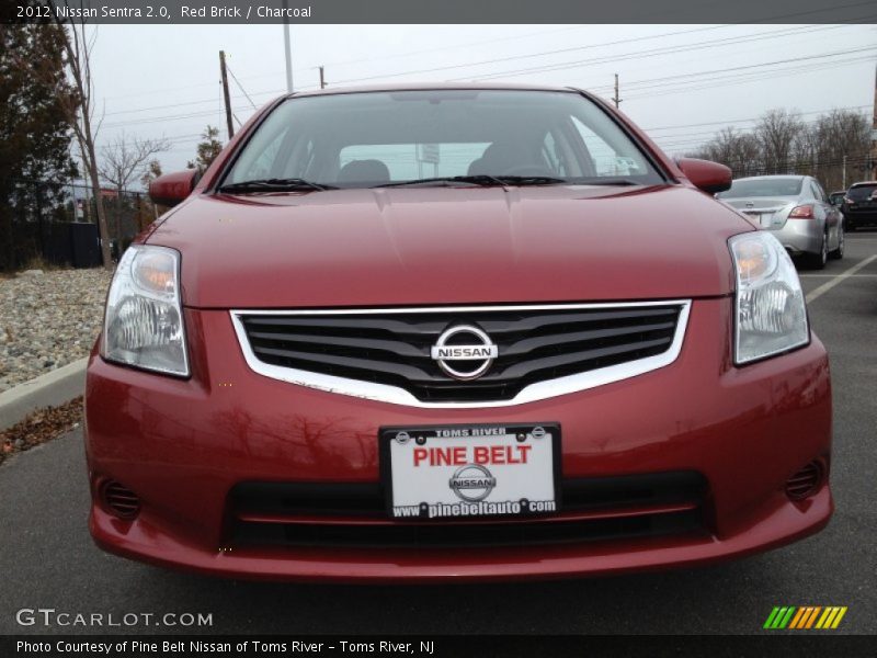 Red Brick / Charcoal 2012 Nissan Sentra 2.0