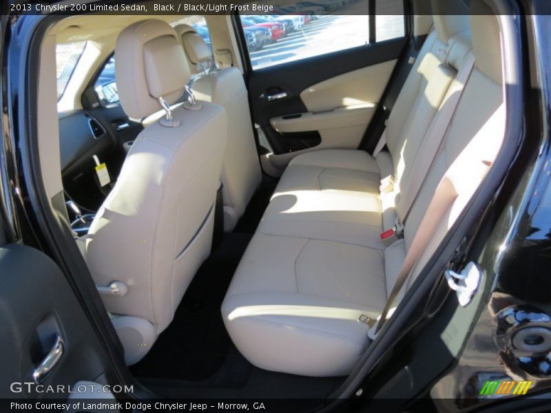 Black / Black/Light Frost Beige 2013 Chrysler 200 Limited Sedan