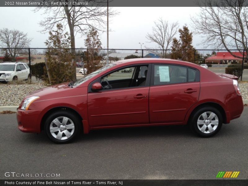 Red Brick / Charcoal 2012 Nissan Sentra 2.0