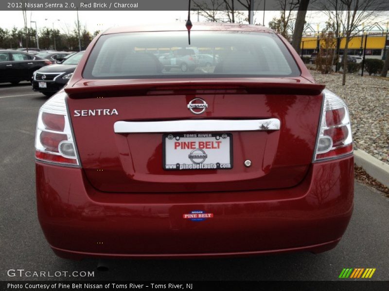 Red Brick / Charcoal 2012 Nissan Sentra 2.0