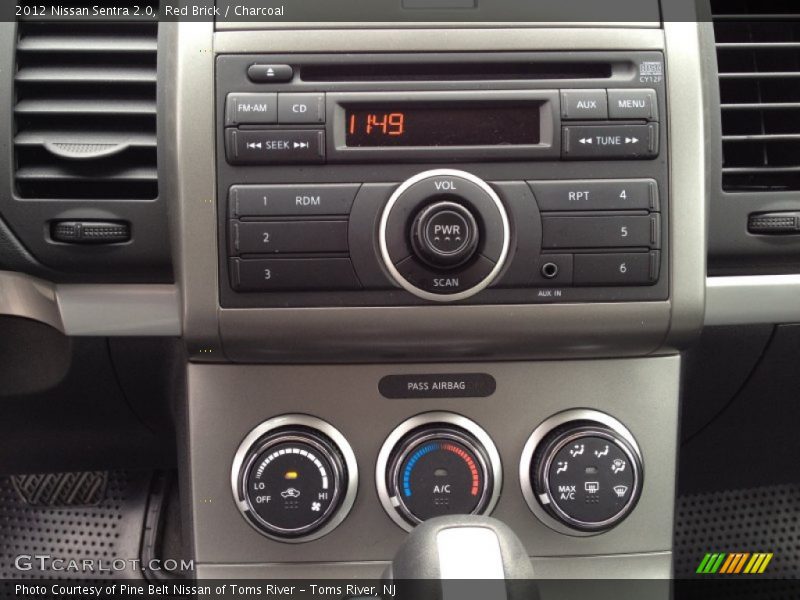 Red Brick / Charcoal 2012 Nissan Sentra 2.0