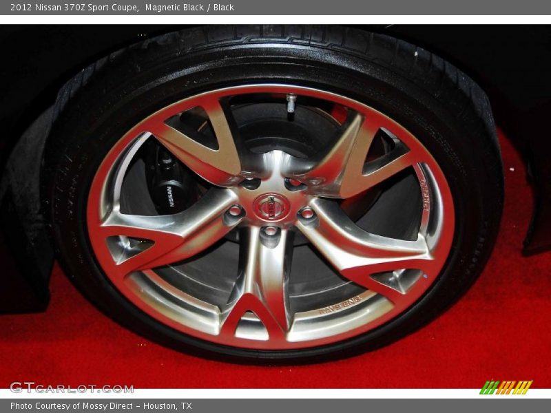 Magnetic Black / Black 2012 Nissan 370Z Sport Coupe