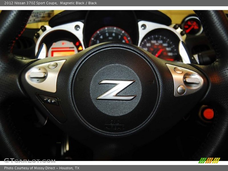 Magnetic Black / Black 2012 Nissan 370Z Sport Coupe
