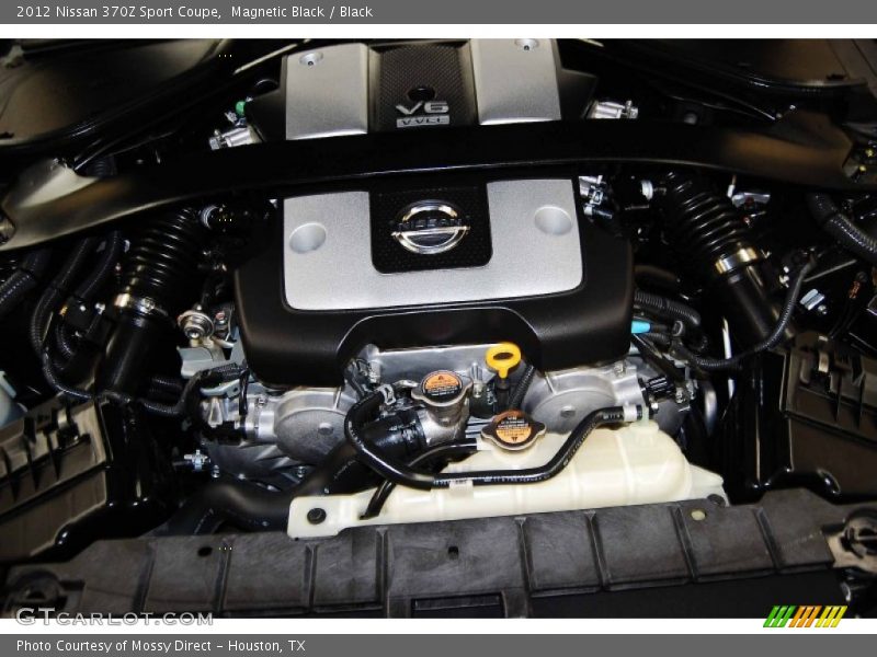 Magnetic Black / Black 2012 Nissan 370Z Sport Coupe