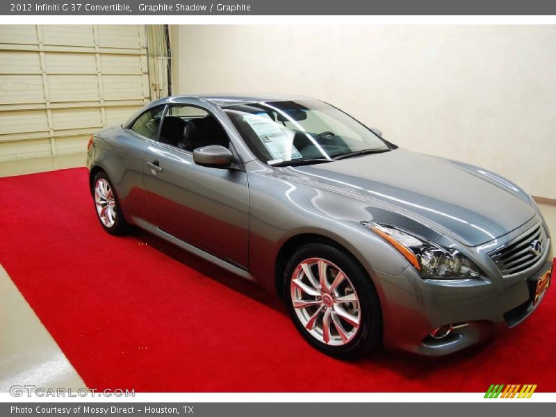 Graphite Shadow / Graphite 2012 Infiniti G 37 Convertible