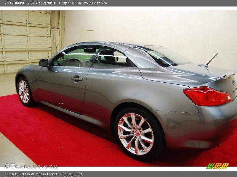 Graphite Shadow / Graphite 2012 Infiniti G 37 Convertible