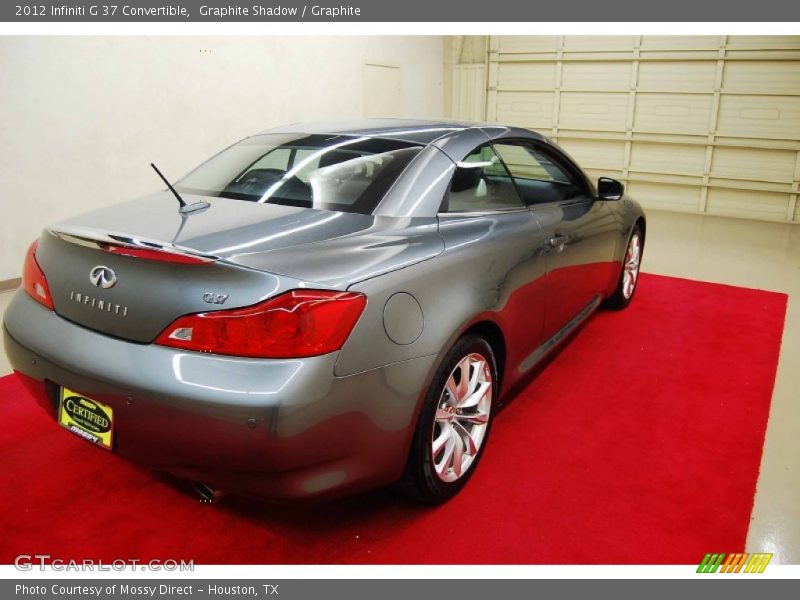 Graphite Shadow / Graphite 2012 Infiniti G 37 Convertible
