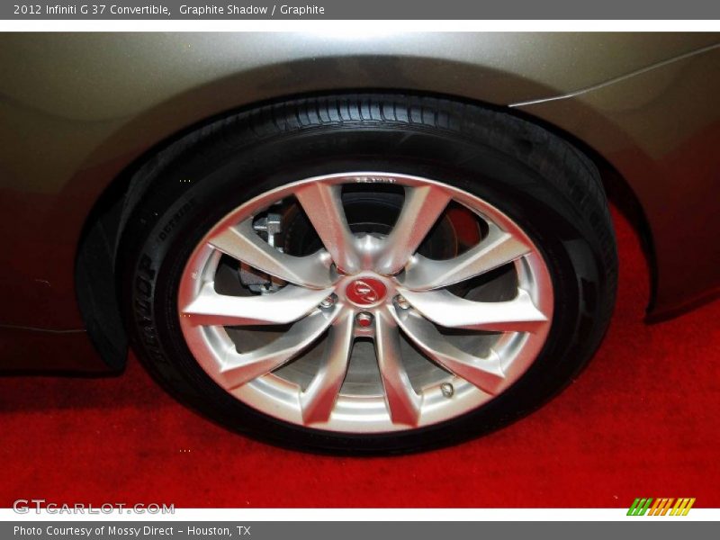 Graphite Shadow / Graphite 2012 Infiniti G 37 Convertible