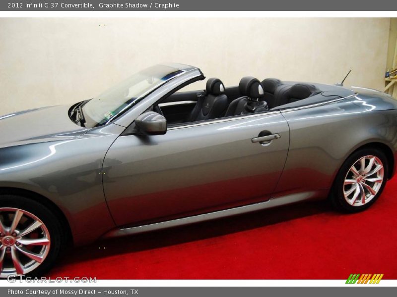 Graphite Shadow / Graphite 2012 Infiniti G 37 Convertible