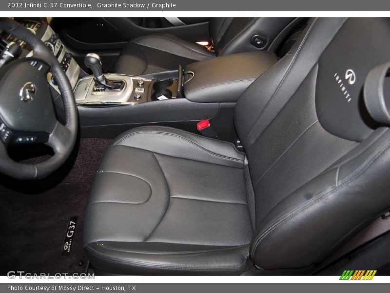 Graphite Shadow / Graphite 2012 Infiniti G 37 Convertible