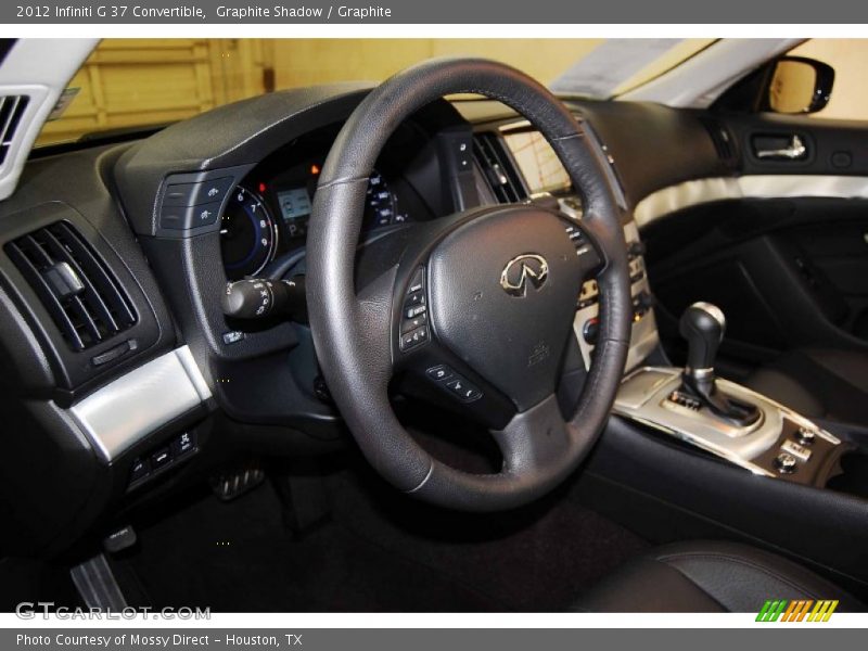Graphite Shadow / Graphite 2012 Infiniti G 37 Convertible